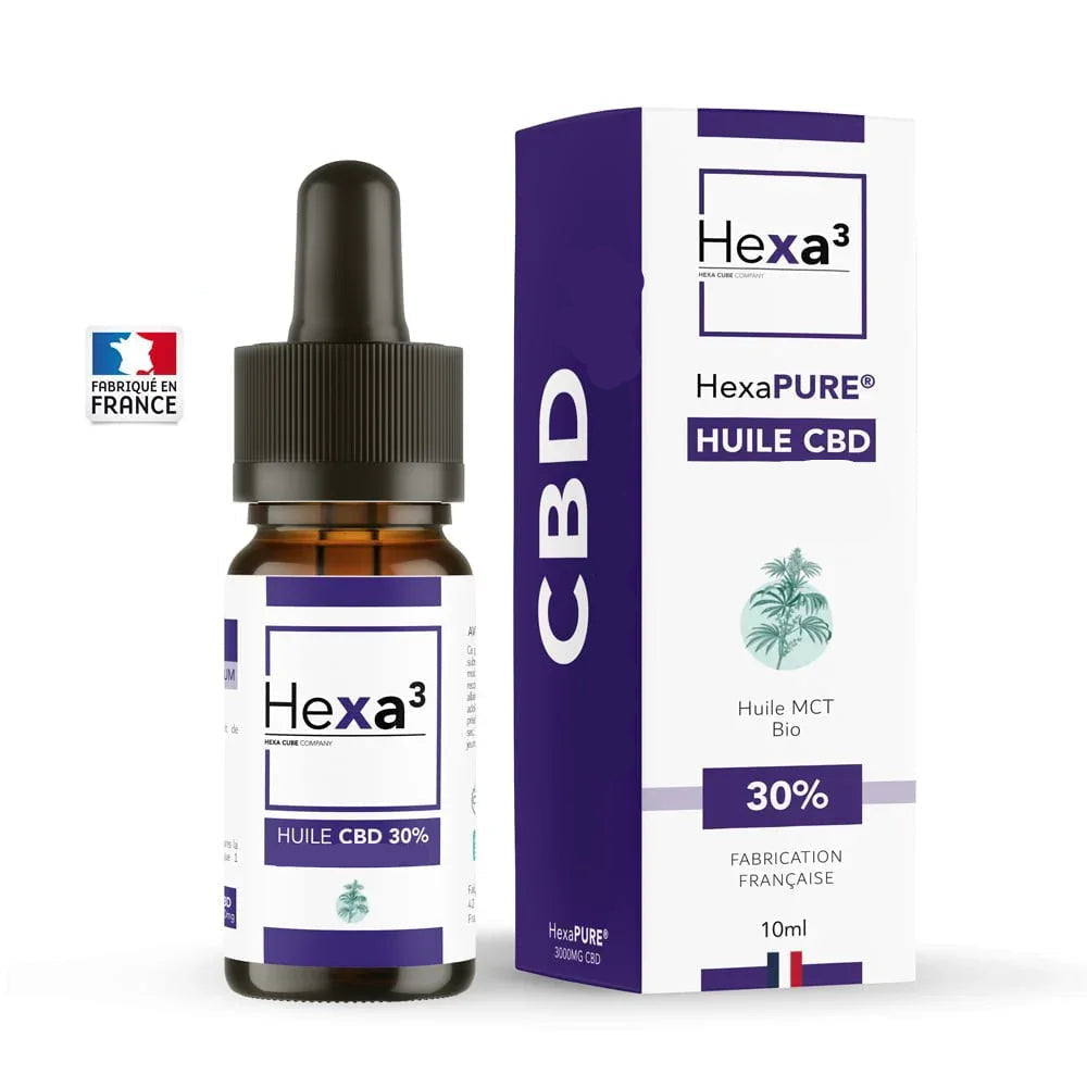 Flor de cbd- Huile CBD 30% FULL Spectrum MCT Bio 10ml HexaPURE® Hexa3 - GREENFARMA - cbd