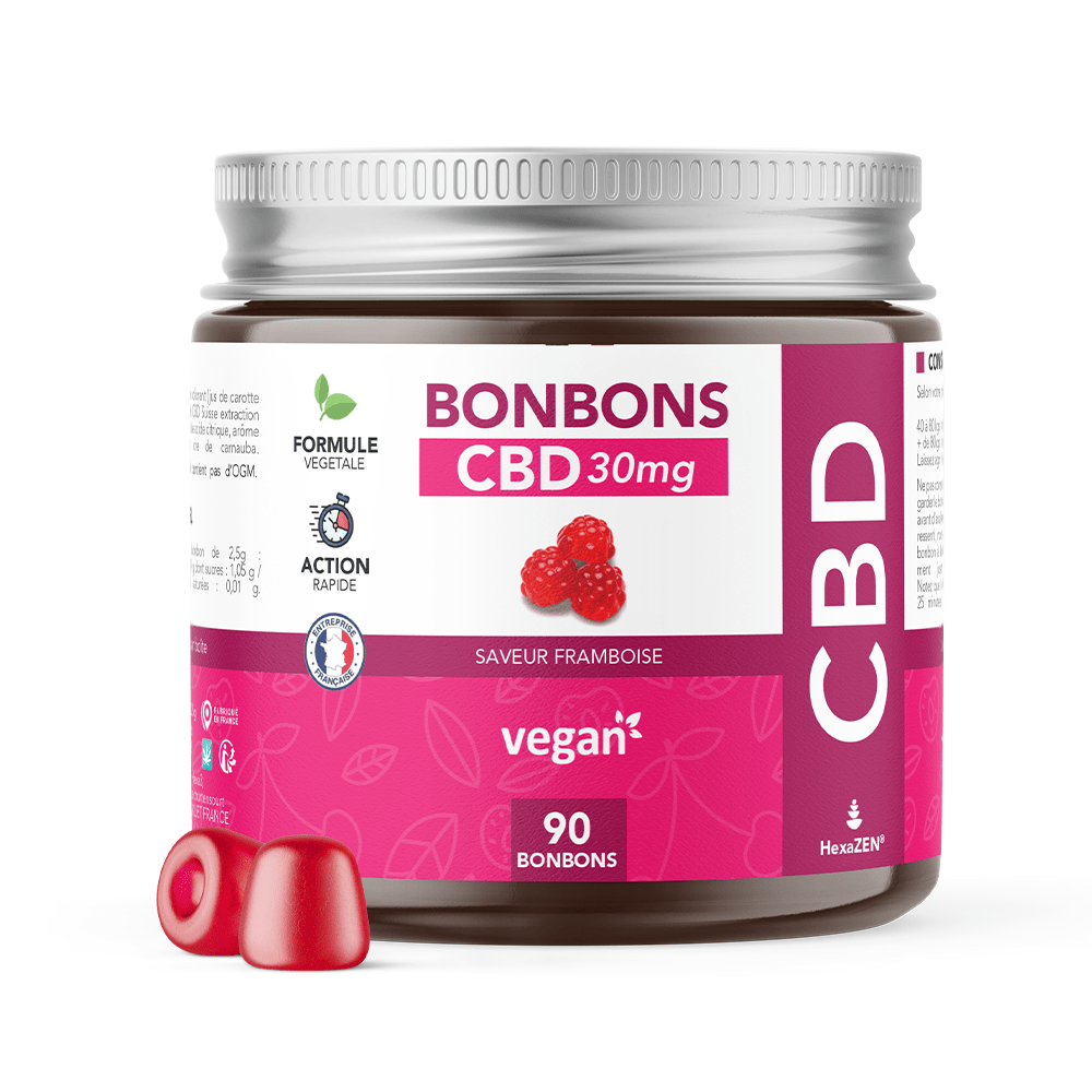 GOMINOLAS CBD - FRAMBUESA - GREENFARMA