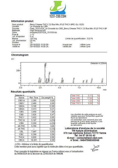 BERRY CHEESE - THCX 2.0 - Indoor - Flores CBD - GREENFARMA - cbd - 